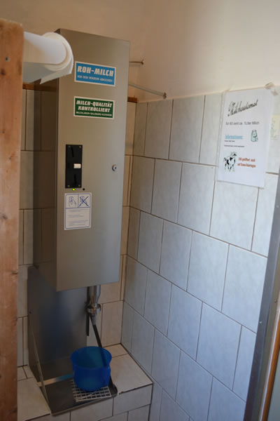 Täglich frische Milch direkt vom Bauernhof Ottinggut in Tamsweg