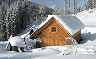 Urlaub auf der Alm im Winter